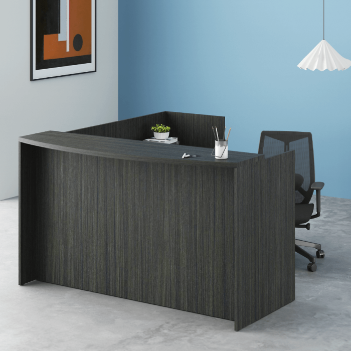 This is a picture of an OFW TL Series 8 office desk setup.