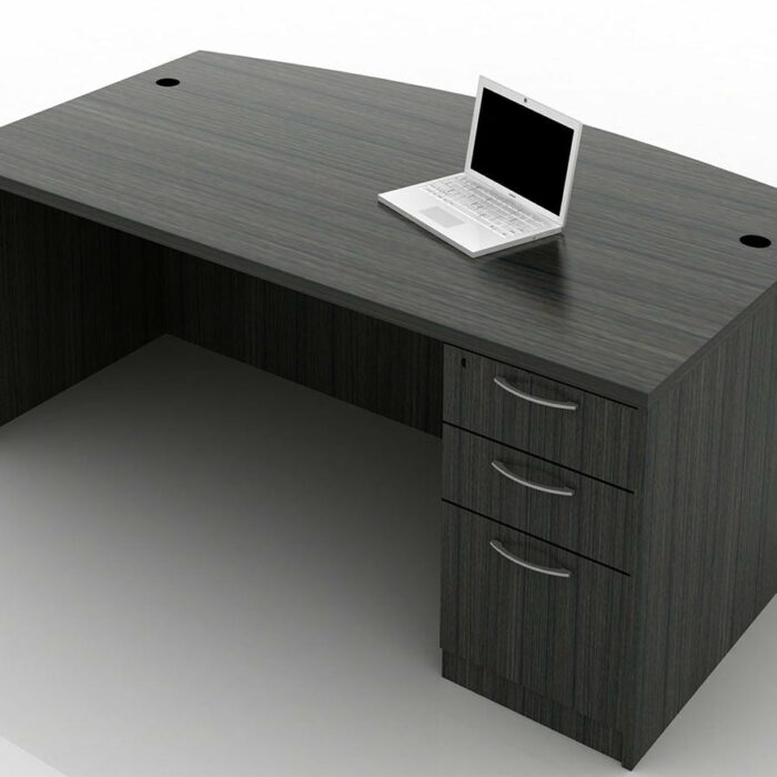 OFW TL Single Pedestal Desk with BBF 36x72