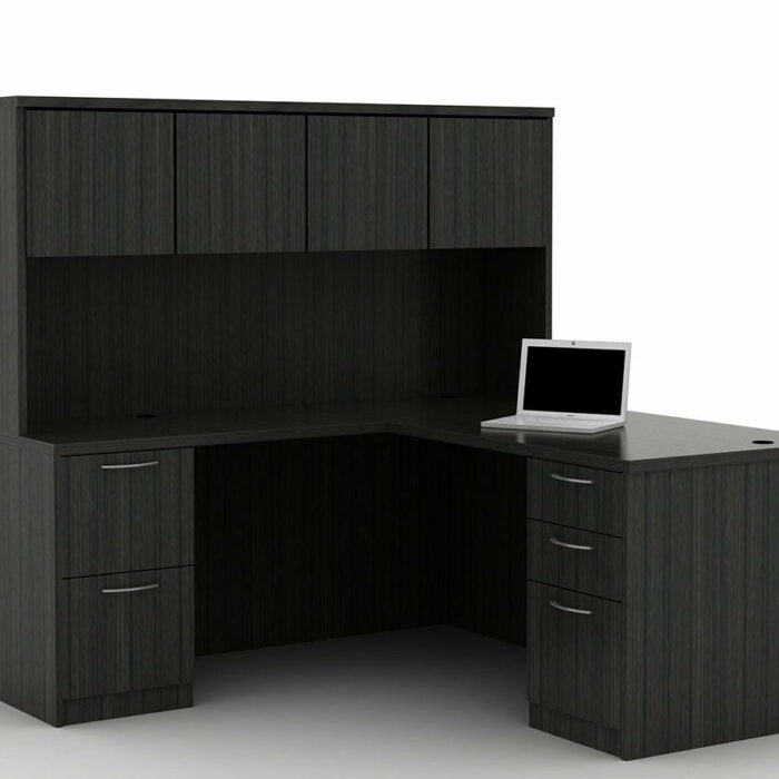 OFW TL L-Shape Desk with Hutch BBF & FF 30x66
