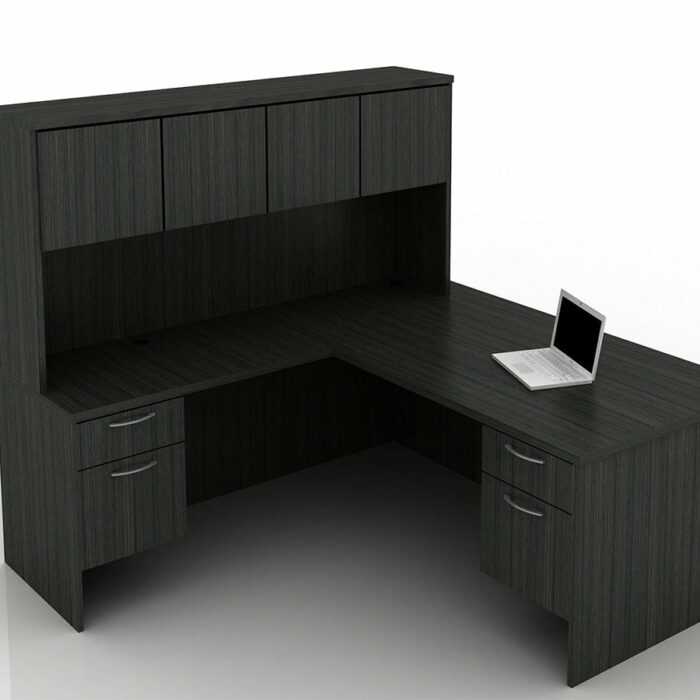 OFW TL L-Shape Rectangular Desk with Hutch BF 36x72