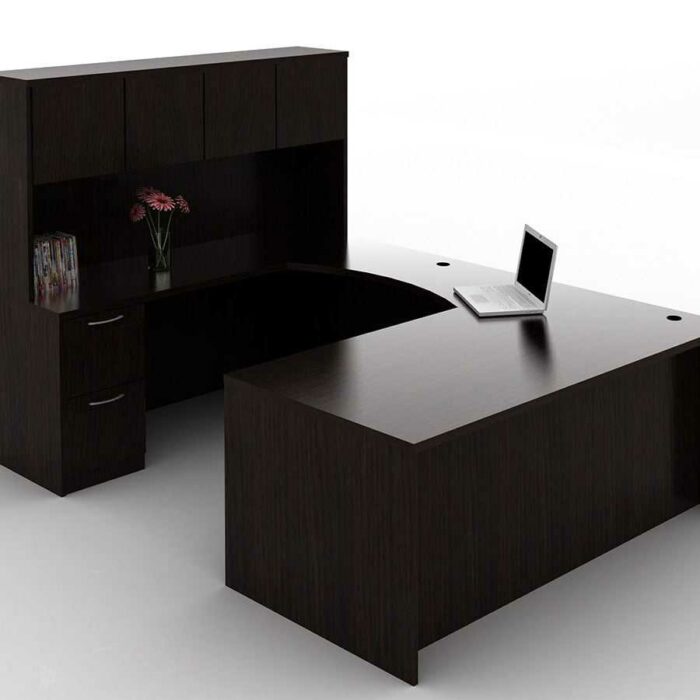 OFW TL U-Shape Rectangular Desk with Hutch BBF & FF 36x72