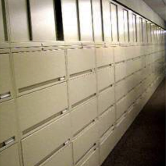 This is a picture of a lateral files.
