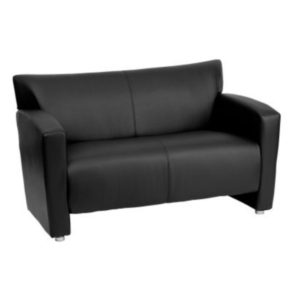 This is a picture of an OFW Bostonian Love Seat Black.