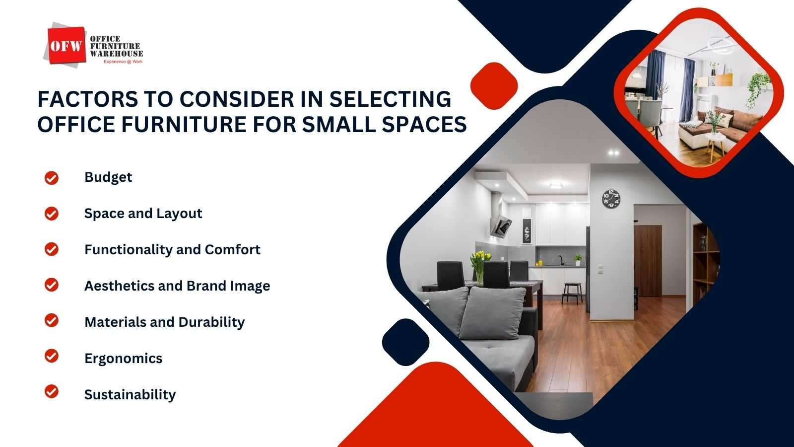 Factors To Consider In Selecting Office Furniture For Small Spaces