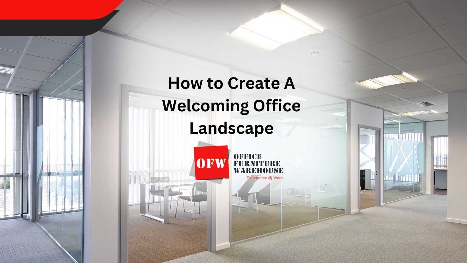 How to Create A Welcoming Office Landscape 