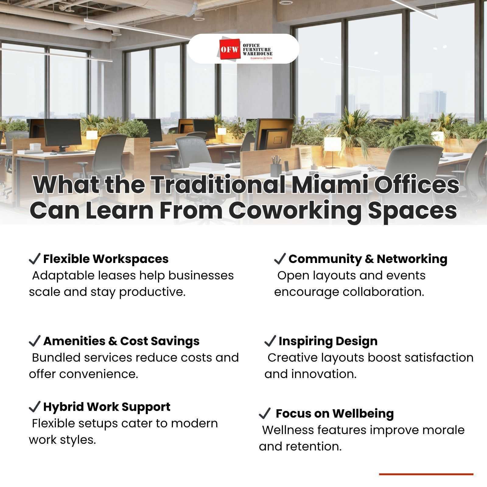 What the Traditional Miami Offices Can Learn From Coworking Spaces