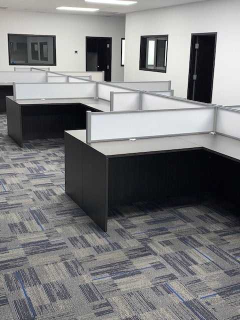 Airline company office furniture cubicles