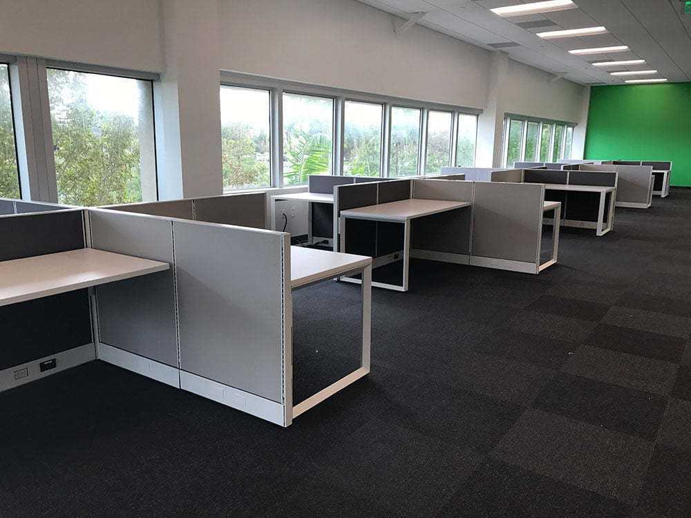airline industry office cubicles