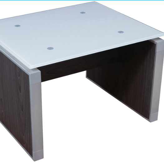 This is a picture of an OFW VL Glass End Table.