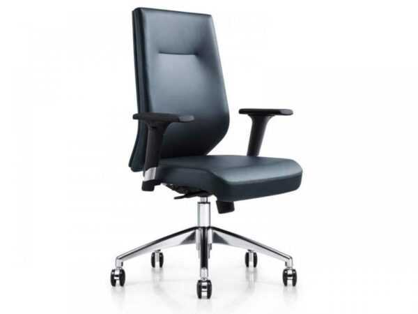 This is a picture of a black office chair.