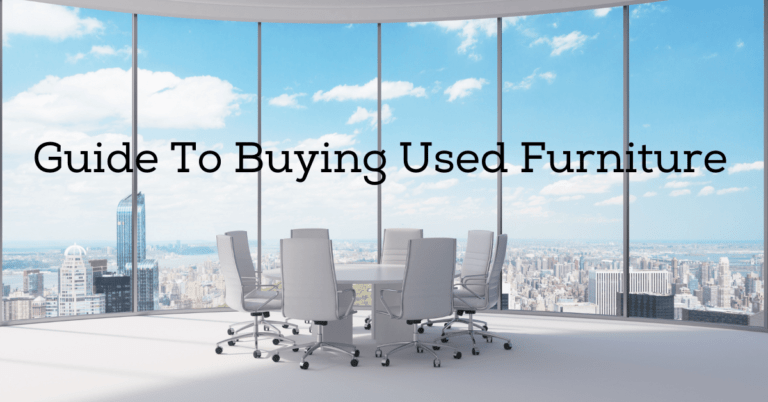 Guide To Buying Used Furniture
