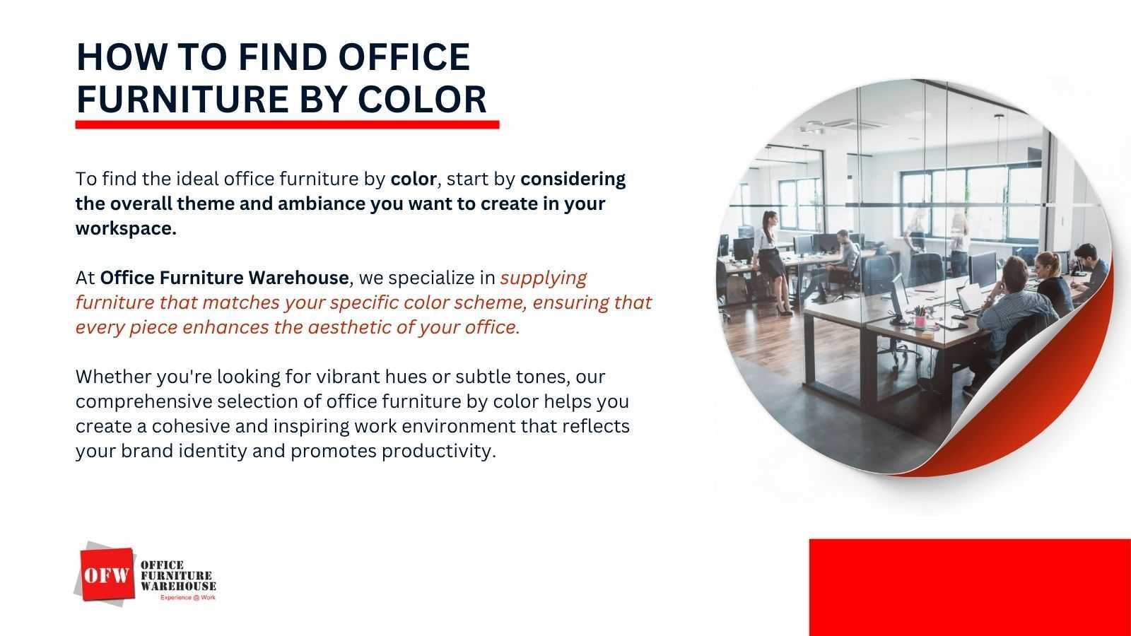 How To Find Office Furniture by Color