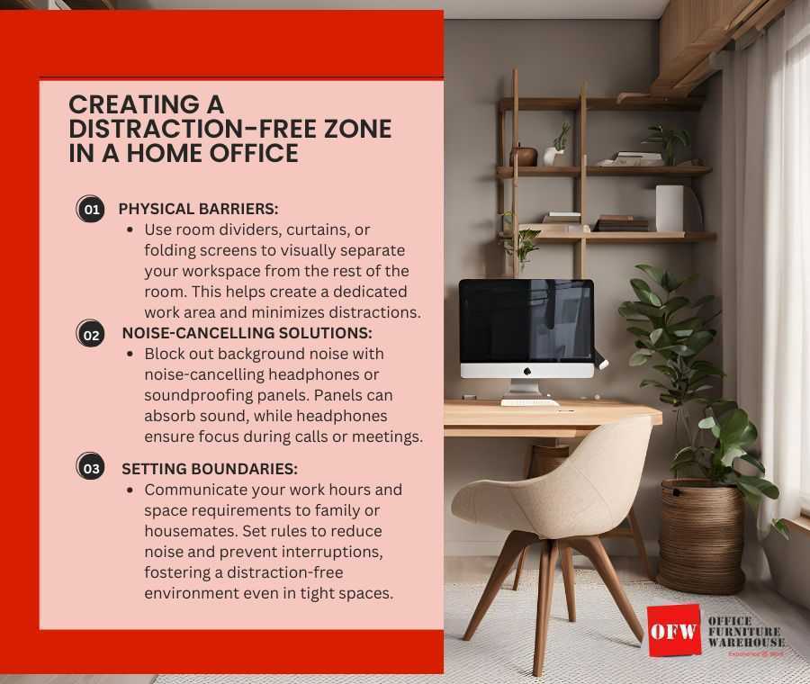 Creating a Distraction-Free Zone in a Home Office