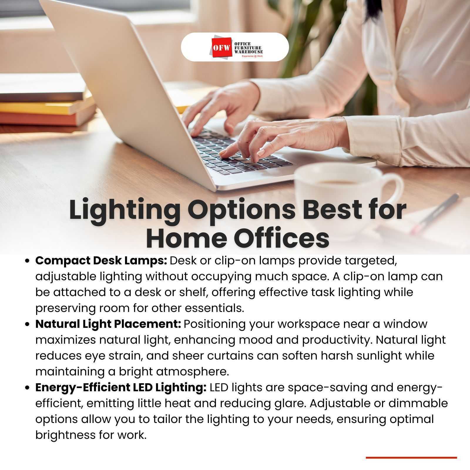 Lighting Options Best for Home Offices