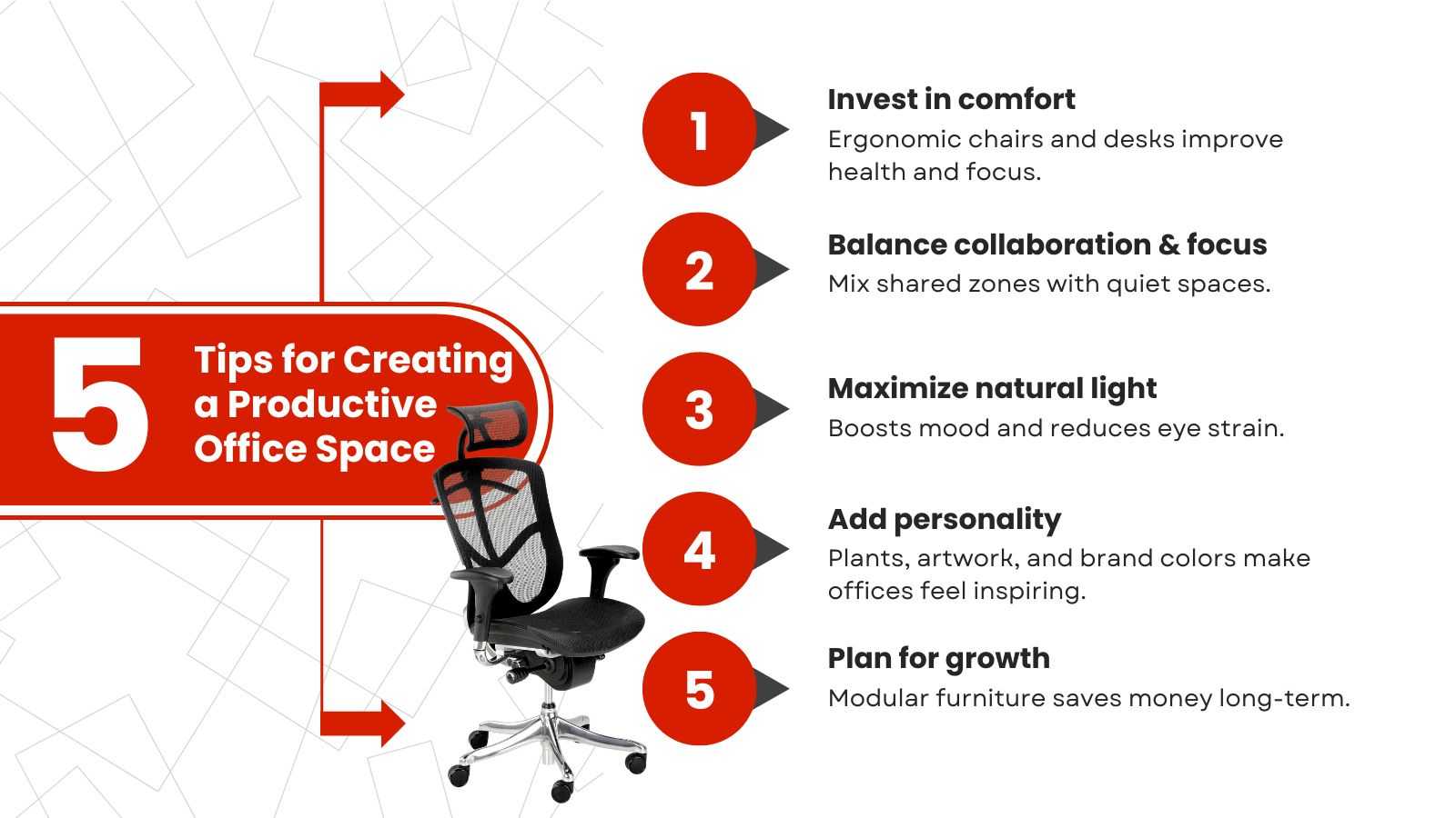 Tips for Designing a Productive Workspace