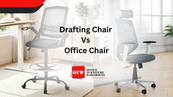 Drafting Chair vs Office Chair | Office Furniture Warehouse